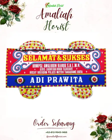 Papan Bunga Ucapan Selamat Mandalajaya